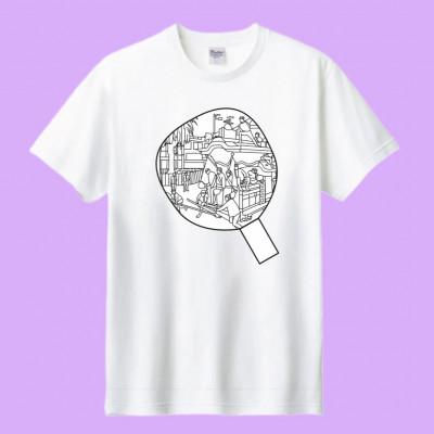 ふるさと納税 忠岡町 あうわぬりえ(だんじりうちわ柄、白、110cm)