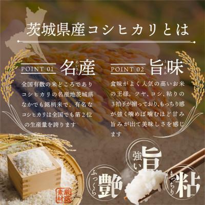 ふるさと納税 つくばみらい市 【入金確認後、最短5日で出荷】 茨城県産コシヒカリ 精米 3kg 五つ星お米マイスター監修 |  | 01