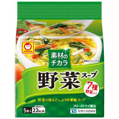 ふるさと納税 中央市 東洋水産 マルちゃん 素材のチカラ 野菜スープ 5食×6個 4832395