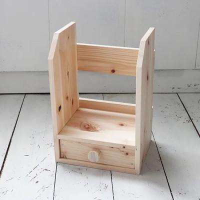 ふるさと納税 高知市 [ひのき香る工作キット]ミニブックスタンド[AT008]