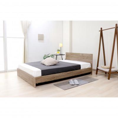 ふるさと納税 知立市 [玄関渡し]584セミダブルベッド(ヴィンテージナチュラル)体圧分散マットレス付(1947)