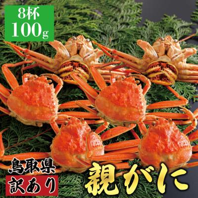 ふるさと納税 北栄町 [2025年11月発送]鳥取県産 訳あり 親がに 姿[セコガニ](茹)100g 8杯 N50_Y