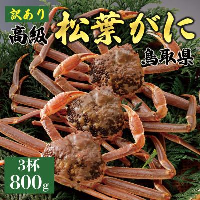 ふるさと納税 琴浦町 [2025年11月発送]訳あり 松葉がに(生)800g3杯 N27_I