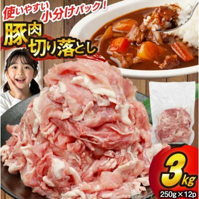 ふるさと納税 三田市 豚肉 切り落とし 250g 12p 計3kg