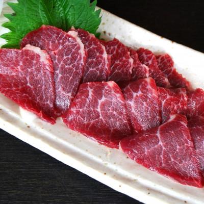 ふるさと納税 相良村 [熊本と畜]中トロ馬刺し 300g(相良村)