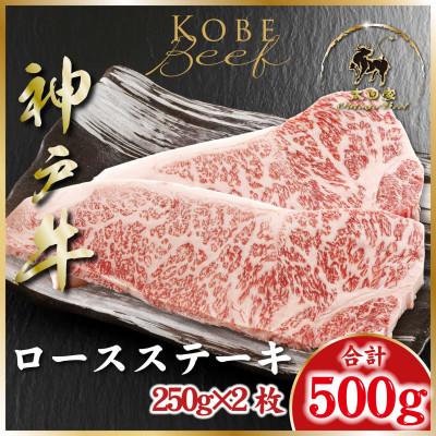 ふるさと納税 朝来市 神戸牛(神戸ビーフ)ロースステーキ 計500g ASGST5 [2026年4月より順次発送]