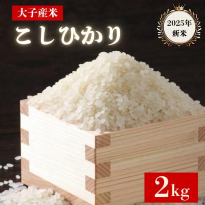 ふるさと納税 大子町 大子産米コシヒカリ(精米)2kg 茨城県 大子町 こしひかり 白米 新米 令和7年産
