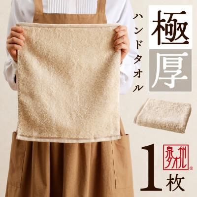 ふるさと納税 泉佐野市 極厚ハンド1枚 生成色