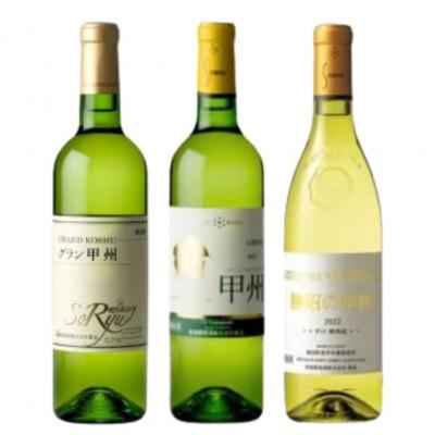 ふるさと納税 甲州市 蒼龍葡萄酒おすすめ白ワイン3本セット