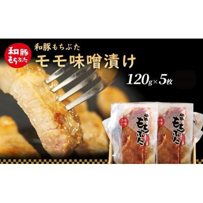 ふるさと納税 大河原町 和豚 もちぶた モモ 味噌漬け 120g×5枚