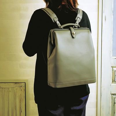 ふるさと納税 豊岡市 豊岡鞄 KANEDAITO タテ型ダレスリュック563010グレー