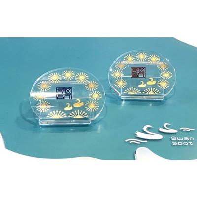 ふるさと納税 諏訪市 箸置き 2個セット(青1個・赤1個)