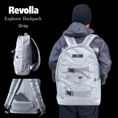 ふるさと納税 牧之原市 背面セキュリティーポケット付き 全天候型 エクスプローラーリュック 28リットル [グレー]