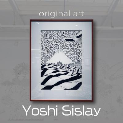 ふるさと納税 高石市 アート作品/Yoshi Sislay(ヨシシスレー) 『Enamon』絵画