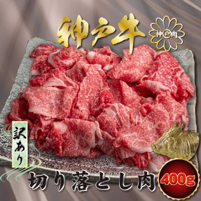 ふるさと納税 川西市 訳あり 神戸牛(神戸ビーフ)切り落とし肉 400g KNS1 [2026年4月より順次発送]