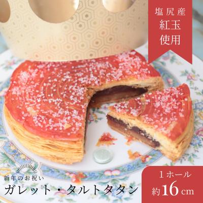 ふるさと納税 塩尻市 塩尻産紅玉りんごのガレットタルトタタン1ホール(直径16センチ)