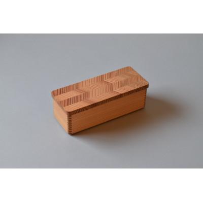 ふるさと納税 山武市 山武杉のお弁当箱 杉綾 スリム