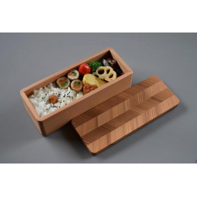 ふるさと納税 山武市 山武杉のお弁当箱　杉綾　スリム |  | 01