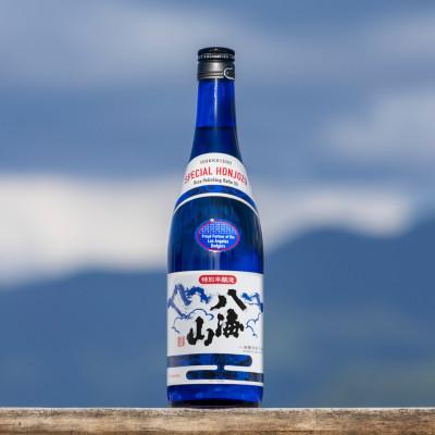 ふるさと納税 南魚沼市 ドジャース公式日本酒 「特別本醸造 八海山」 ブルーボトル 720ml×1本