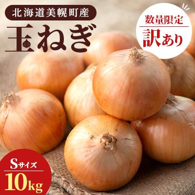 ふるさと納税 美幌町 [数量限定・訳あり品]玉ねぎ Sサイズ 10kg