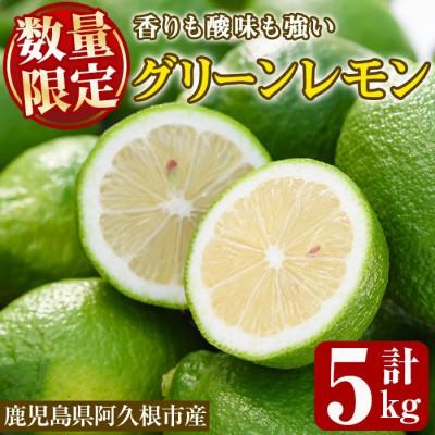 ふるさと納税 阿久根市 先行予約! 数量限定! リスボングリーンレモン 約5kg[桐野柑橘]akn070-14