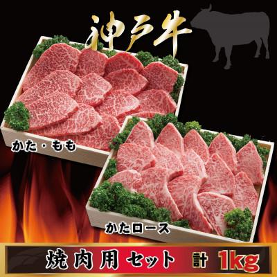 ふるさと納税 三木市 [神戸牛(神戸ビーフ)]焼き肉用セット 計1Kg MKYS5 [2026年4月より順次発送]