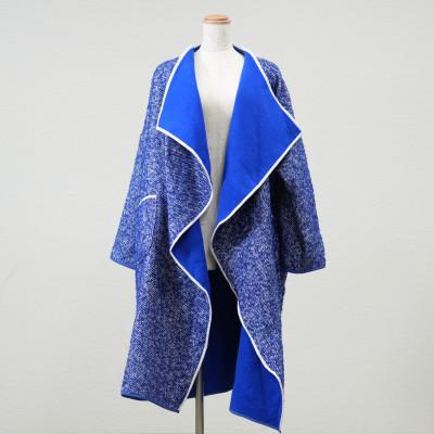 ふるさと納税 羽島市 リバーシブルコート[青]