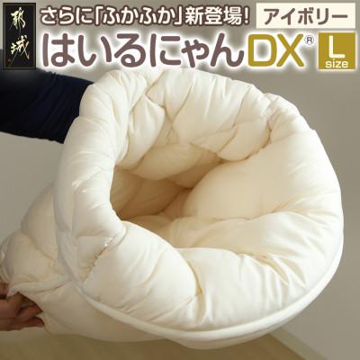 ふるさと納税 都城市 おふとん屋さんのペットベッド「はいるにゃん(R) DX」Lサイズ アイボリー ry0226lIV