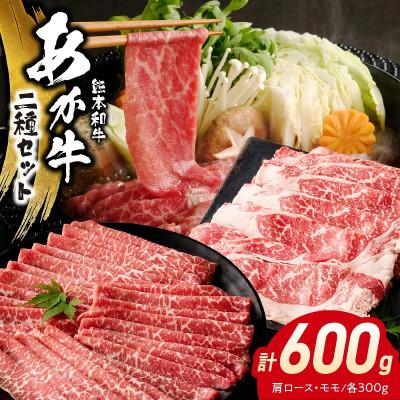 ふるさと納税 宇土市 あか牛肩ロース300gモモ300gセット