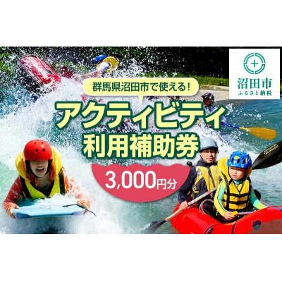 ふるさと納税 沼田市 リバージョイ アクティビティ利用補助券 3,000円分
