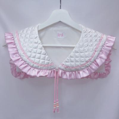 ふるさと納税 羽島市 ぷくぷくセーラー付け襟 ピンク