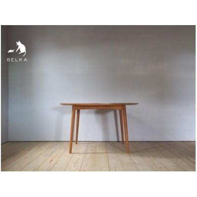 ふるさと納税 塩尻市 国産山桜の丸テーブル ラウンドダイニングテーブル