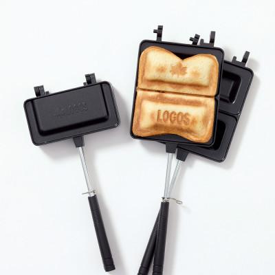 ふるさと納税 城陽市 LOGOS ホットサンドパン 食パンサイズで実用的