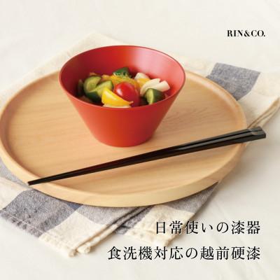 ふるさと納税 鯖江市 【食洗機対応 カラフルな越前漆器】 RIN&CO. 深S