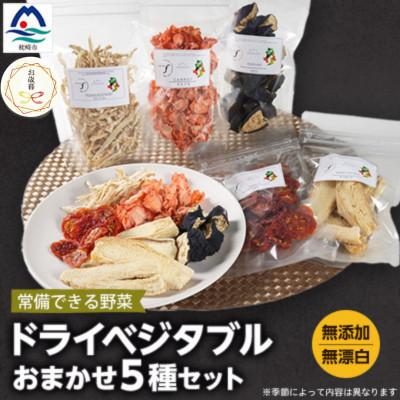 ふるさと納税 枕崎市 [のし付き・お歳暮]常備できる 野菜 ドライベジタブル 5種セット