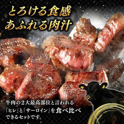 ふるさと納税 上峰町 佐賀牛 高級部位ヒレとサーロインの食べ比べセット 400g(上峰町)