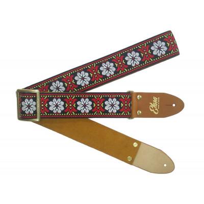 ふるさと納税 郡上市 [ギターストラップ] Elara Straps Morning Glory Red