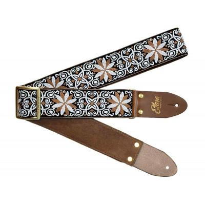 ふるさと納税 郡上市 [ギターストラップ] Elara Straps Zinnia Elegans Walnut