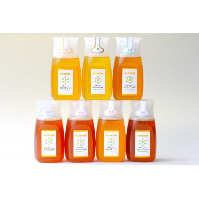 ふるさと納税 牛久市 季節で移ろう田舎はちみつボトル7種セット[ピタットボトルB7][茨城県共通返礼品/五霞町]