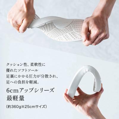 ふるさと納税 大和郡山市 メンズレザースニーカー紐 6cmアップ本革シークレットシューズ No.831 ブラック 25.5cm |  | 02