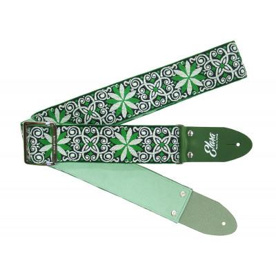 ふるさと納税 郡上市 [ギターストラップ] Elara Straps Zinnia Elegans Green