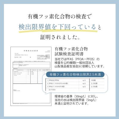 ふるさと納税 忍野村 《12ヵ月定期便》富士山蒼天の水 2L×12本(2ケース)ラベルレス※離島不可の画像