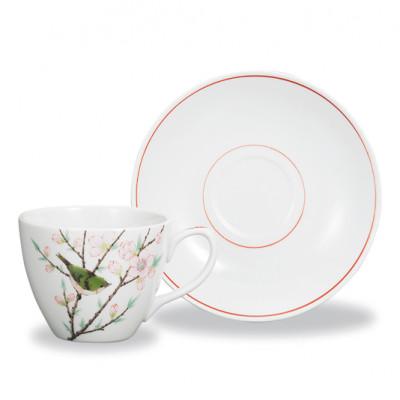 ふるさと納税 能美市 カップ&amp;ソーサー 春