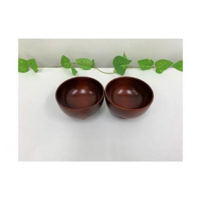 ふるさと納税 洋野町 大野木工中椀(着色)2個セット