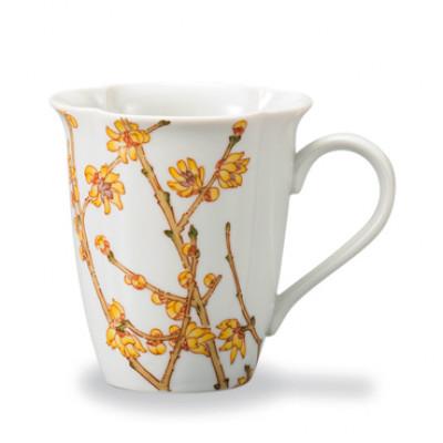 ふるさと納税 能美市 マグカップ 蝋梅(1月)