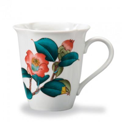 ふるさと納税 能美市 マグカップ 寒椿(12月)