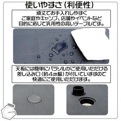 ふるさと納税 東金市 グレス ガーデンテーブルセット(肘掛けあり4脚)西濃運輸営業所引き取り限定_3