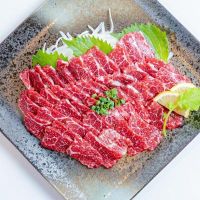 ふるさと納税 あさぎり町 [熊本 と畜]桜屋 特選馬刺しスライス 300g(あさぎり町)