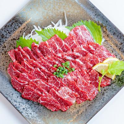 ふるさと納税 相良村 [熊本 と畜]桜屋 特選馬刺しスライス 300g(相良村)