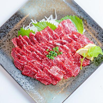 ふるさと納税 長洲町 [熊本 と畜]桜屋 特選馬刺しスライス 300g(長洲町)